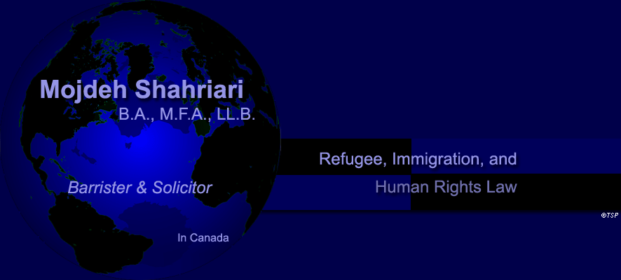 Mojdeh Shahriari - Refugee, Immigration, Human Rights Lawyer in Canada